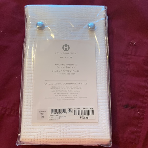 NWT❗️ Hotel collection Euro pillow sham❤️